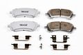 Z26-721 Performance Carbon Fiber Ceramic Front Brake Pads With Installation Hardware For Subaru Impreza Legacy Forester And 