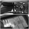 Auto Dynasty Black Housing Clear Corner Headlight Head Lamps Tool Kit Compatible With Ford Mustang 99-04
