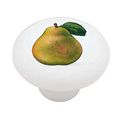 Pear Fruit High Gloss Ceramic Drawer Knob 