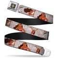 Buckle-down Seatbelt Belt Moana 3-poses Pig Rooster Flowers Tribal Tans White 1 5 Wide 24-38 Inches In Length