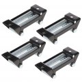 Lsailon 4pcs Stainless Steel Winch Roller Fairlead Replacement Fit For 4500 Lb Jeep Suv Truck Atv Utv 