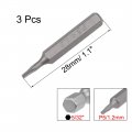 Uxcell Screwdriver Bits 3pcs 5 32 Inch Hex Shank Star-shape P5 1 2mm Bit Set 28mm Length P2 Screw Driver Kit Tools