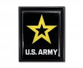 Elektroplate Officially Licensed Army Star Black Metal Car Emblem