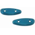 Yana Shiki A2802bu Blue Mirror Block-offs For Suzuki Gsx-r 600 750 1000 Gsx 1300r Hayabusa 