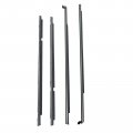 Secosautoparts 4pcs Outer Weatherstrip Door Belt Set Compatible With Toyota Corolla Le Sedan 1995 1996 1997 1998 1999 2000 2001