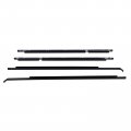 Secosautoparts 4pcs Outer Weatherstrip Door Belt Set Compatible With Toyota Corolla Le Sedan 1995 1996 1997 1998 1999 2000 2001
