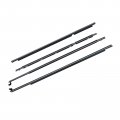 Secosautoparts 4pcs Outer Weatherstrip Door Belt Set Compatible With Toyota Corolla Le Sedan 1995 1996 1997 1998 1999 2000 2001