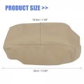 Car Center Console Lid Armrest Seat Box Cover Protector Replacement Microfiber Leather For Nissan Maxima 2009-2014 Beige