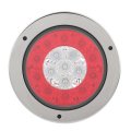 2 Pack 4 In 16 Led Round Trailer Tail Lights Red And White Lens Waterproof Side Marker Clearance For Freightliner Kenworth 