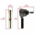 Caltric Rack Pinion Steering Gear Box Compatible With Club Car Ds Electric Gas 1984-2004 1018309-01
