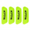 Qiilu Car Door Stickers 4pcs Open Prompt Anti-collision Reflective Tape Safety Caution Warning Sticker Universal For Truck