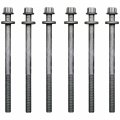 Es 72905 Engine Cylinder Head Bolt Set M8 Hexagon Bolts For Subaru Forester 1998 2020 Wrx Sti And Crosstrek Alloy Steel Grey 