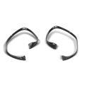 Headlamp Sealing Trim Strip For Porsche Cayenne 2011-2014 Fit Headlight Decorative Seal Replacement Left Right Pair Black 2pcs 
