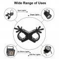Uxcell Light Truss Clamps Aluminum Alloy Stage Lighting Pipe O Clamp For 1 18-1 42inch Od Tube Max Load 150lb Double Buckle