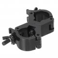 Uxcell Light Truss Clamps Aluminum Alloy Stage Lighting Pipe O Clamp For 1 18-1 42inch Od Tube Max Load 150lb Double Buckle
