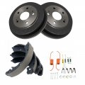 Rear Brake Drum Shoe Kit With Hardware For 97-01 Honda Crv Cr-v Suv 