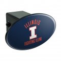 University Of Illinois Official Logo Oval Tow Trailer Hitch Cover Plug Insert