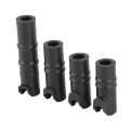 Yuecoom 4pcs Valve Body To Case Sleeve Seal Kit Black Abs Transmission 24107536339 24107536340 24107536341