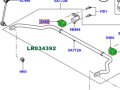 Genuine Land Rover Rear Stabilizer Bar Bushing Lr2 Range Evoque Lr034392