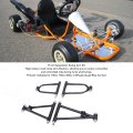 Front Suspension Swing Arm Kit Reduce Vibration Noise High Strength Metal 7inch With Upper Lower For Go Kart Quad Bike