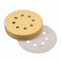 Uxcell 5 8 Hole Hook And Loop Sanding Discs 40 Grit Aluminum Oxide Sandpaper For Random Orbit Sander Wood Metal Wet Dry