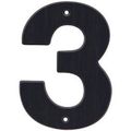 5 Oil Rubbed Bronze House Number 3 Home Addressing 51-4232 