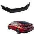 Rear Trunk Spoiler Wing Glossy Black R Style Replacement For Elantra 2021-2024 