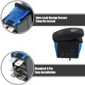 Radio Rocker Switch 5pin On-off Blue Led Light 12v 24v Jumper Wires Set For Jeep Boat Car Trucks