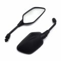 Mt252-022-bk Left And Right Rearview Mirrors With Blue Glass 10mm Thread For Universal Motorcycle Kawasaki Z1000 Z750 Versys 