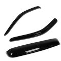 Auto Dynasty For Dodge Dakota Extended Cab 2pcs Window Vent Deflector Rain Guard 38 Inches Sun Roof Visor Dark Smoke 