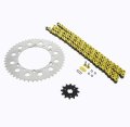 Chain Sprocket Set For Kawasaki Kx125 125 2004-2008 Yellow O Ring 114l 12 48 