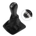 6 Speed Manual Gear Shift Knob With Gaiter Boot For Skoda Octavia Ii 1z From 2004 Onwards
