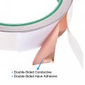 Uxcell Double-sided Conductive Tape Copper Foil Adhesive 20mm X 5m 16 4ft For Guitar Emi Shielding Crafts Electrical Repairs