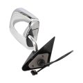 Door Mirror For Dodge Ram 1500 2500 3500 1996 1997 Passenger Side Chrome Power Adjust Non Heated Manual Folding Convex Glass 