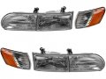 Headlight And Cornering Light Kit 4 Piece For 1992-1995 Ford Taurus 
