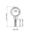 Eye Bolt 5 Pack 8 -11 X 1-3 4 Marine Grade 304 Stainless Steel Lifting Ring Threaded Eyebolt Machinery Shoulder Eyebolts