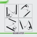 Munirater Power Electric Window Regulator With Motor Replacement For Xf 2009-2015