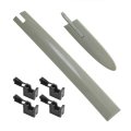 Hoypeyfiy Left Or Right Convertible Roof Top Hinge Cover With Clip 54377184037 54377184038 Replacement For Bmw 328i 2007-2013 