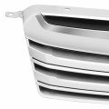 Su1200152 Factory Style Front Bumper Grill Grille Assembly With Chrome Painted Silver Moulding Compatible Subaru Outback