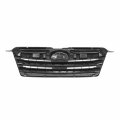 Su1200152 Factory Style Front Bumper Grill Grille Assembly With Chrome Painted Silver Moulding Compatible Subaru Outback