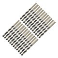 24pcs Straight Shank Twist Drill Bits 5 2mm Gold Titanium Black Nitride Coated High Speed Steel Hss 4341 With For Stainless 