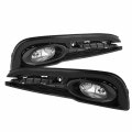 Fl-hc2013-4d-c Fog Light Assembly With Switch For Honda Civic 2013 To 2015 4dr Clear Polycarbonate Lens Halogen Waterproof 