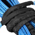 Astra Depot 50ft 1 4 Blue Synthetic Winch Rope Extension 39 Rock Guard For Off-road Recovery Car Atv Utv Snow Plow
