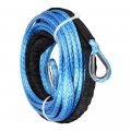 Astra Depot 50ft 1 4 Blue Synthetic Winch Rope Extension 39 Rock Guard For Off-road Recovery Car Atv Utv Snow Plow