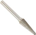 Walter 01v0 Tungsten Carbide Cone Burs 4 Shank Diameter 3 8 X 1 16 Length Sl-3 Uscti 14 Degree Type 