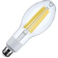S13184 23w Led Hid Replacement Bulb Ed23 5 Clear 4000k Cool White E26 Base 4000 Lumens Ballast Bypass 120 To 277v Ip65 Rated 