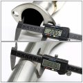 4 Inches Rolled Muffler Tip Catback Exhaust System Compatible With Acura Integra Rs Gs Ls 4-door Sedan 1994-2001 Stainless
