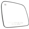 Dodge Durango 2011 2018 Mirror Glass Passenger Side Heated Convex With Backing Plate Replacement For 68082636ab