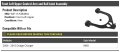 Front Left Driver Side Upper Control Arm And Ball Joint Assembly Compatible With 2006-2010 Dodge Charger Rwd