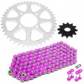 For Drive Chain W Front Rear Sprockets Kit Kawasaki Kef300 Lakota 300 1995-2003 Mod-ztf1-13042
